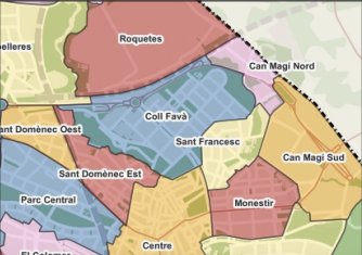 Mapa de Sant Cugat